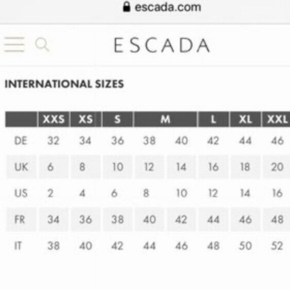 Escada Dress Size 6 Blue - Picture 7 of 7